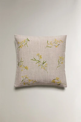 HOUSSE DE COUSSIN IMPRIMÉ MIMOSA