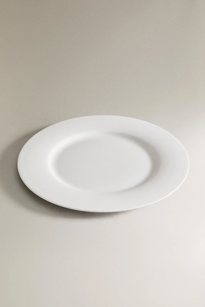 ASSIETTE PLATE PORCELAINE BONE CHINA