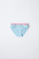 6-14 ANS/ LOT DE SIX CULOTTES DÉTAILS FLUO