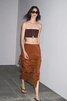 JUPE MIDI VOLANTS ZW COLLECTION