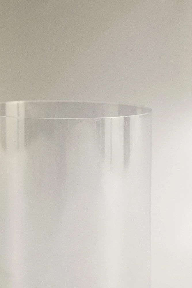 VERRE À SODA DROIT CRISTALLIN
