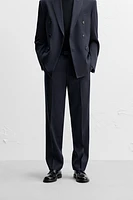 PINSTRIPE SUIT PANTS