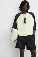 COTTON - LYOCELL BERMUDA SHORTS