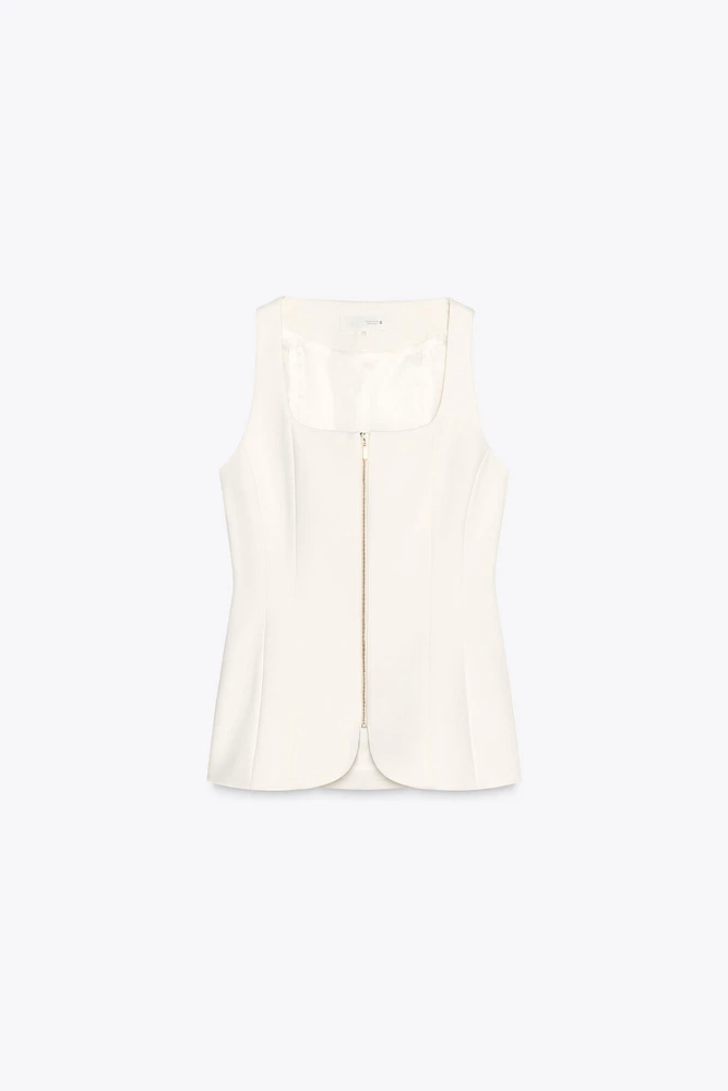 TOP BUSTIER ZIP