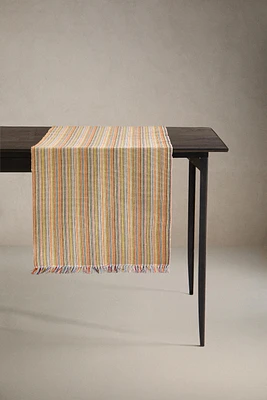 CHEMIN DE TABLE COTON RAYURES