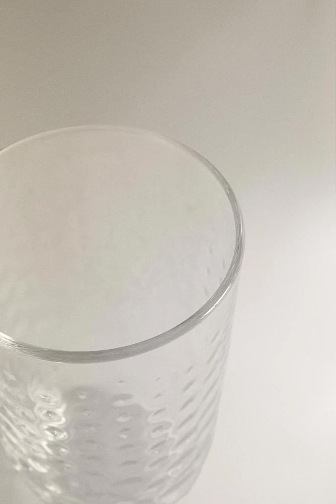 VERRE MOTIF RELIEF