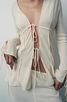 FRONT TIE SHIRT
