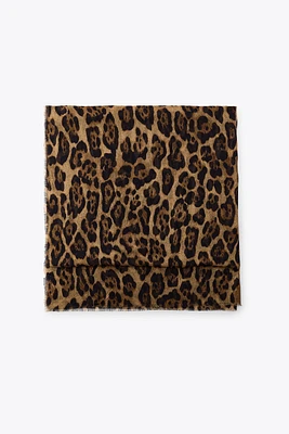 ANIMAL PRINT MODAL SCARF