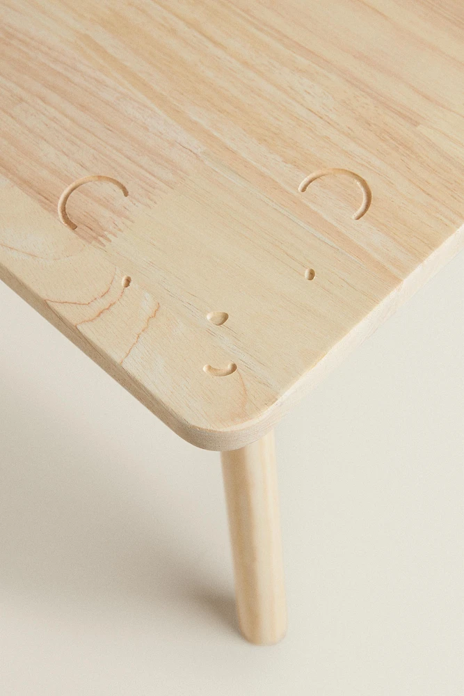 BEAR WOODEN TABLE