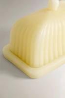 DECORATIVE BUTTER DISH CANDLE