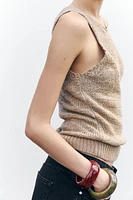 RUSTIC KNIT TOP