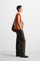 EMBROIDERED WASHED TANK TOP