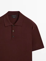 Polo en maille regular fit 100 % coton
