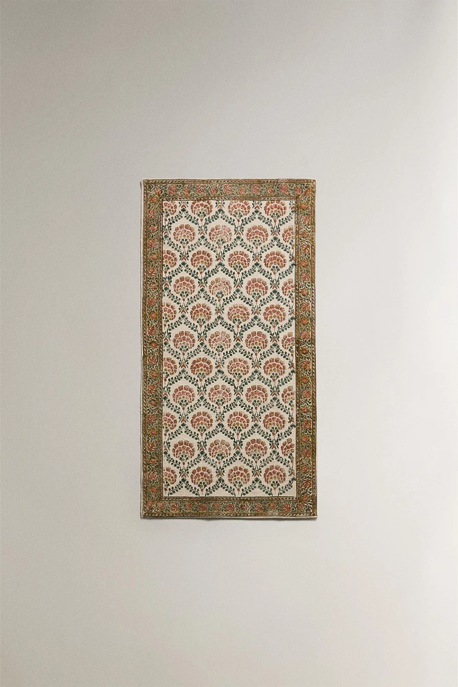 BLOCK PRINT AREA RUG