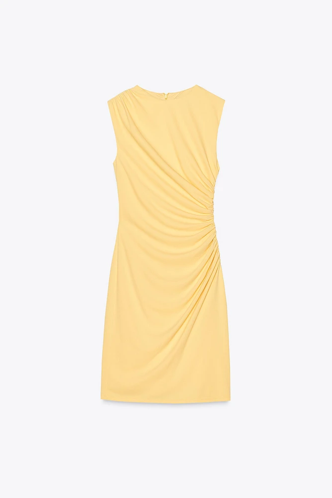 ROBE COURTE DRAPÉE