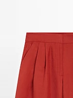 Pantalon fluide à pinces