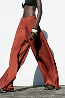 FLOWY WIDE LEG PANTS
