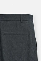 PLEATED REGULAR FIT PANTS