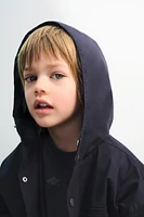 LOGO HOODED JACKET