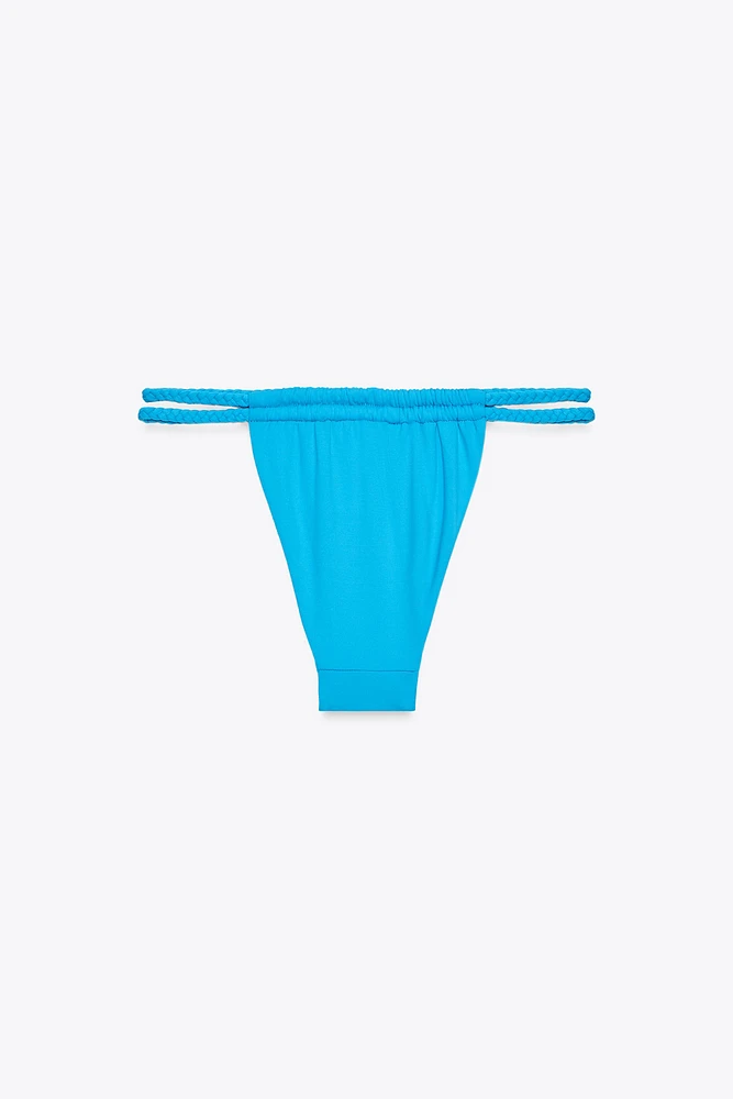 BRAIDED STRING BIKINI BOTTOMS