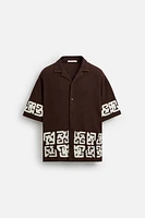 CHEMISE RELAXED FIT BRODÉE