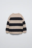 STRIPED KNIT SWEATER