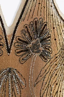 ZW COLLECTION EMBROIDERED TULLE DRESS