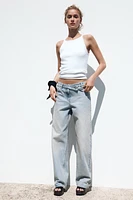 Z1975 STRAIGHT HIGH WAIST FULL LENGTH JEANS