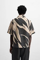 CHEMISE À IMPRIMÉ FEUILLES
