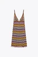 KNIT MINI DRESS