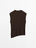 Top en maille fine 100 % lin
