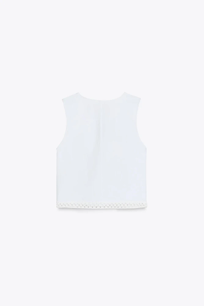 TOP INTERLOCK CROCHET