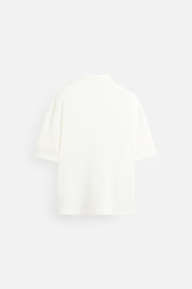 CHEMISE STRUCTURÉE DÉLAVÉE