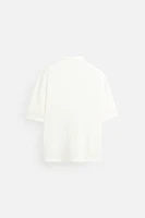 CHEMISE STRUCTURÉE DÉLAVÉE