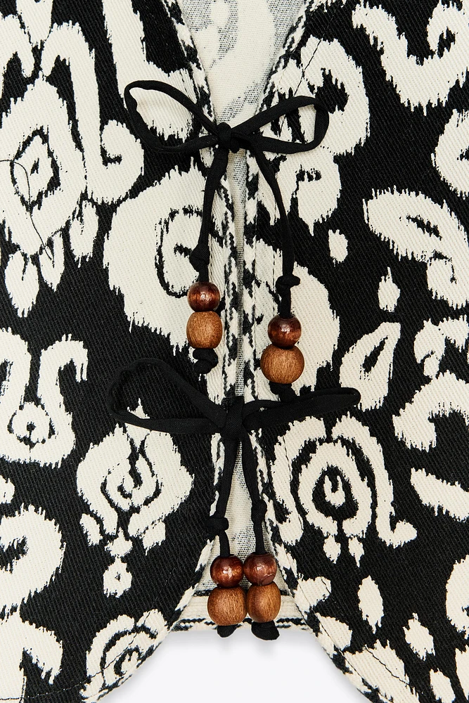 PRINTED VEST