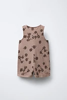 FLORAL SHORT JUMPSUIT