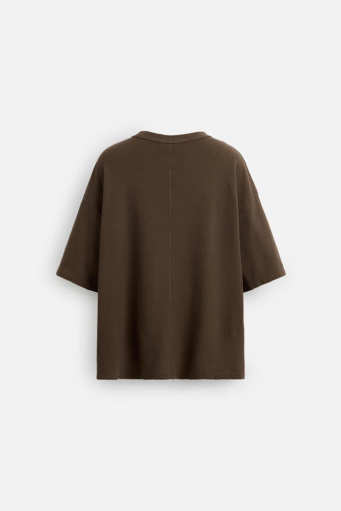 PRINTED KNIT T-SHIRT