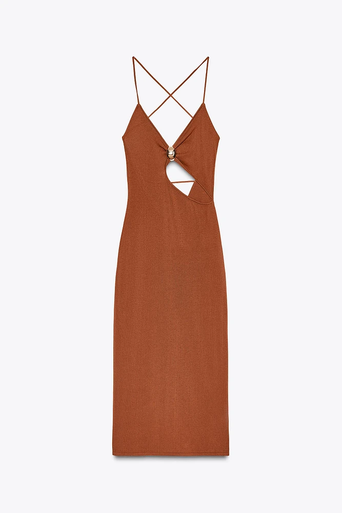 ROBE EN MAILLE AJOURÉE