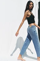 Z1975 HIGH-WAIST STRAIGHT ANKLE JEANS