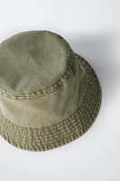 WASHED EFFECT BUCKET HAT