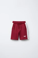 ENSEMBLE T-SHIRT À RAYURES ET BERMUDA SPORTIF