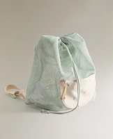 CHILDREN'S BEACH BACKPACK WITH ICE CREAMS