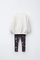 ENSEMBLE SWEAT ET LEGGING RIB IMPRIMÉ PEPPA PIG™