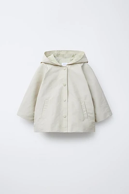 PLAIN HOODED PARKA