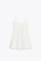 COTTON STRAPPY JUMPSUIT