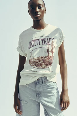T-SHIRT IMPRIMÉ RODÉO
