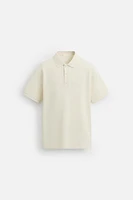 JACQUARD STRIPED POLO SHIRT