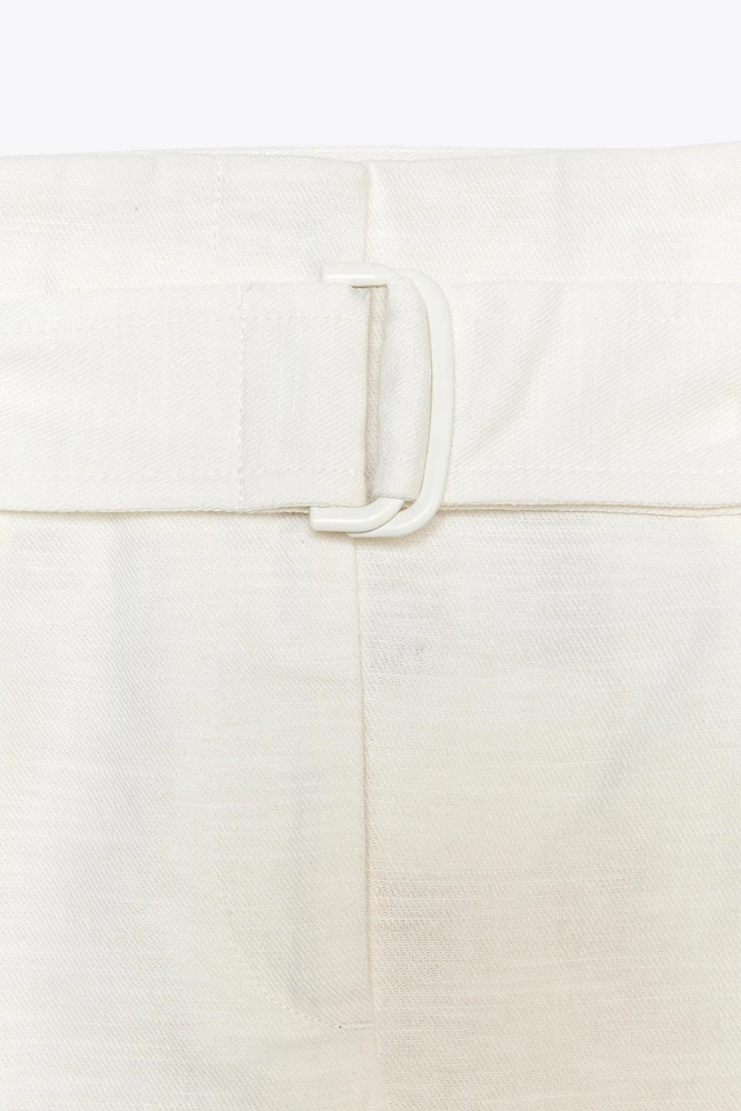 PANTALON JUPE-CULOTTE CEINTURE