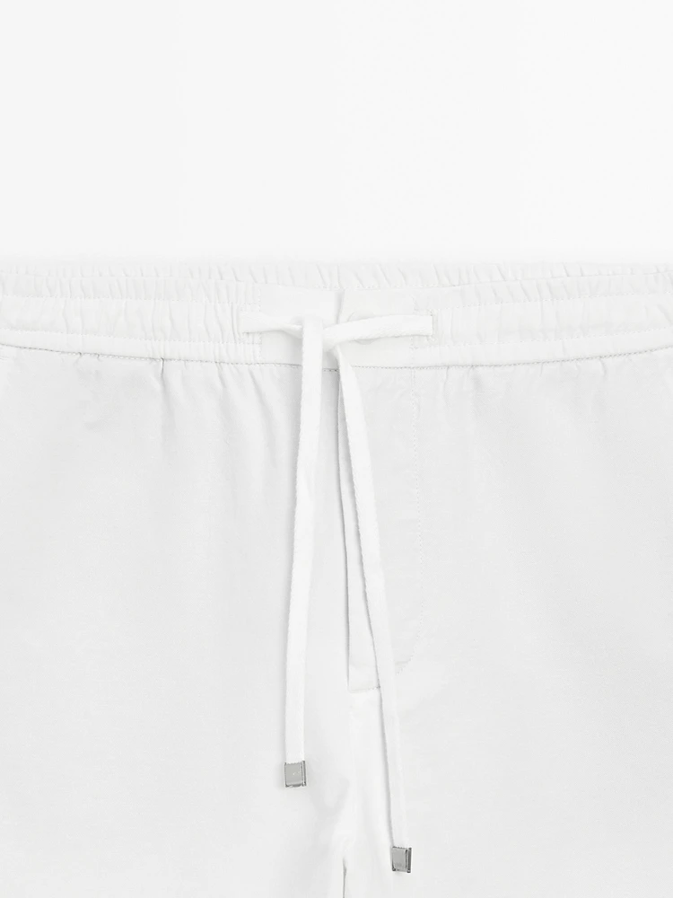 Pantalon de jogging en coton mélangé