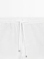 Pantalon de jogging en coton mélangé